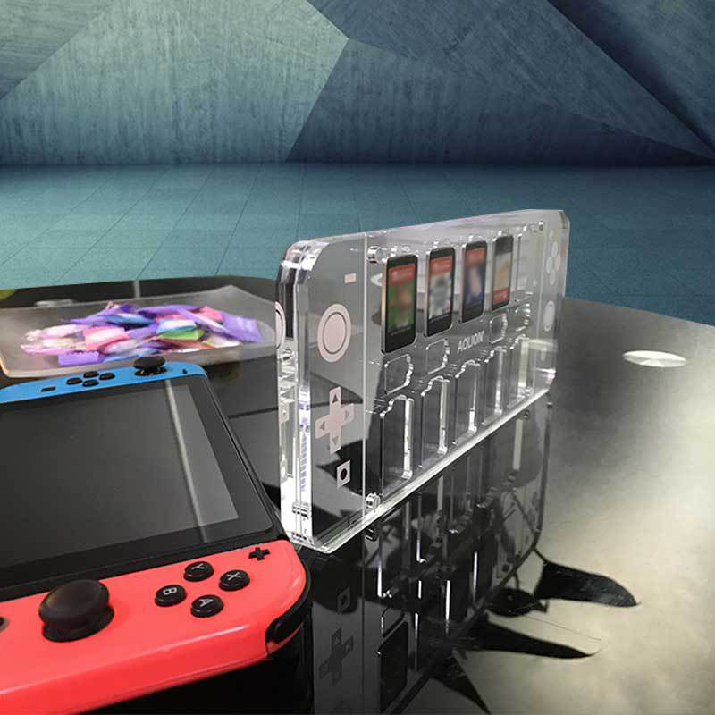 AOLION ALNS208301 držák herních karet pro paměťové karty Nintendo Switch Akrylový úložný box AOLION ALNS208301 držák herních karet pro paměťové karty Nintendo Switch Akrylový úložný box